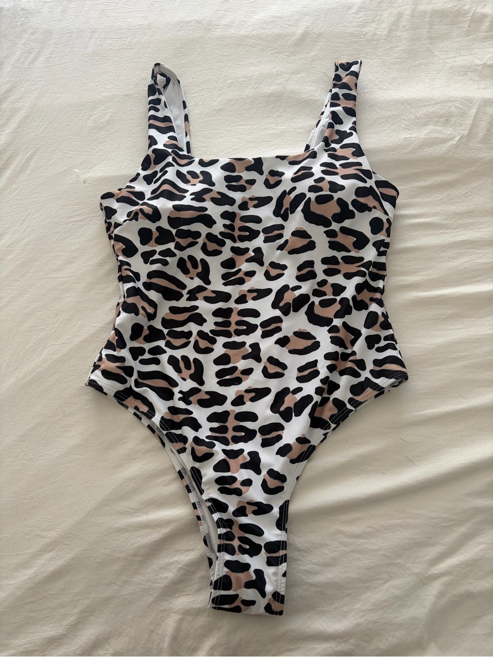 One piece leopard print swim (brand new)